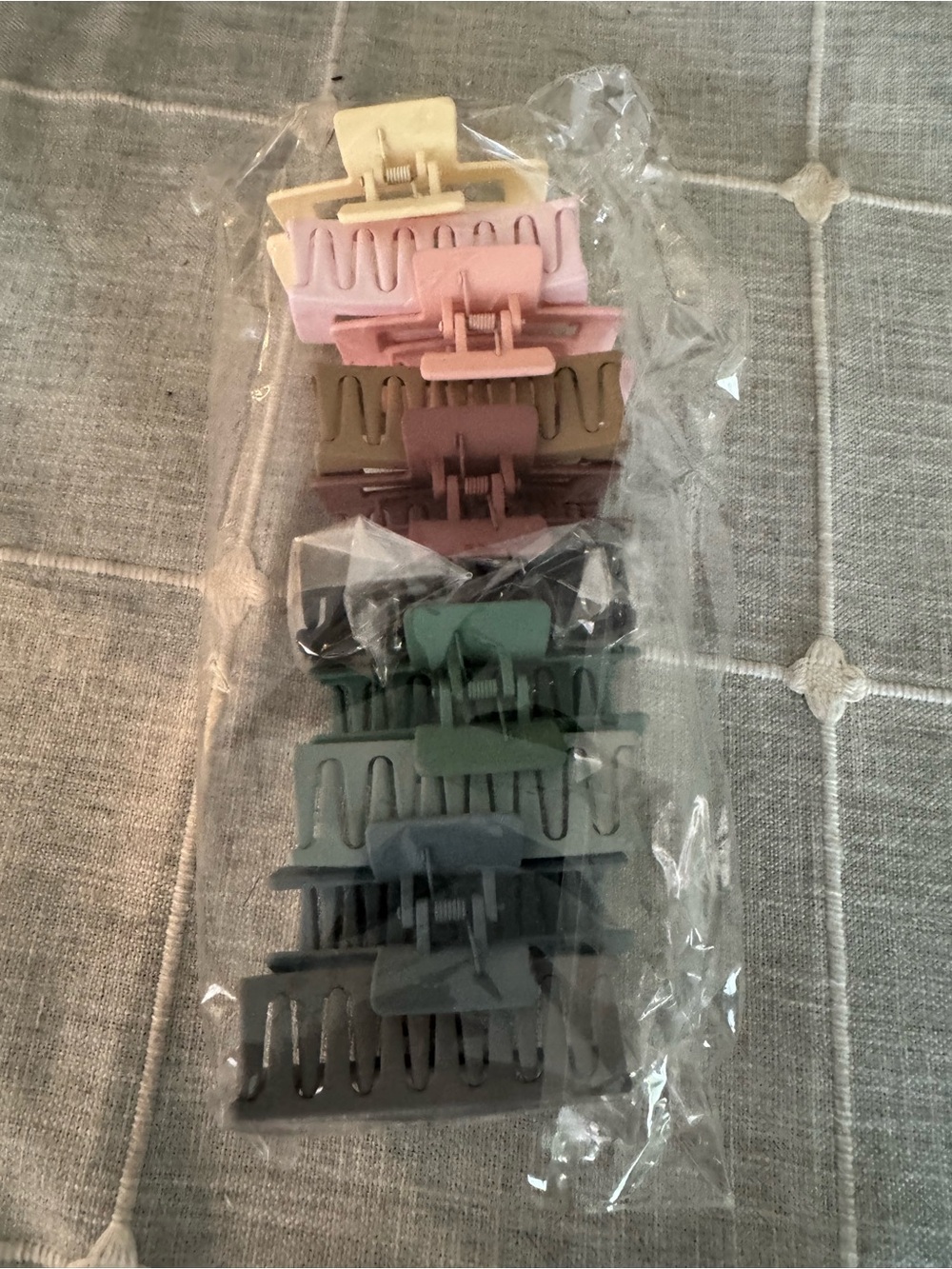 Matte Pastel and Neutral Jaw Clip Set - 8 Pack